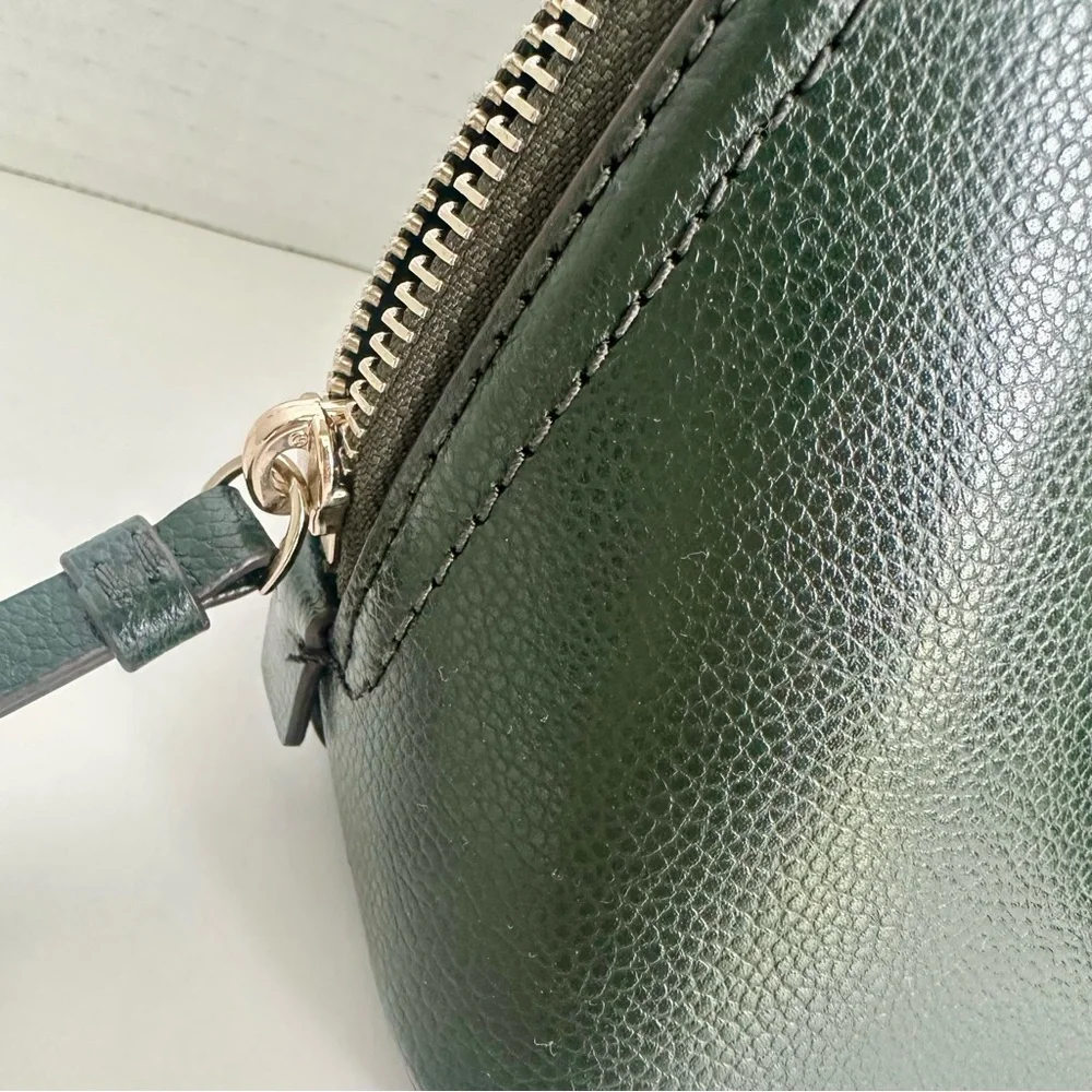 Kate Spade New York Forest Green Dome Purse w Cross Body Strap - Picture 8 of 16